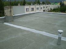  obr.1.0.42  plechováfalcovaná střecha izolovaná Izolačním systémem PUR IZOLACE (UVsilikon/břidlice/silikon)